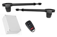 Φόρτωση εικόνας στο εργαλείο προβολής Συλλογής, Σετ μηχανισμού ανοιγόμενης δίφυλλης γκαραζόπορτας LINCE 400 με ένα τηλεχειριστήριο.