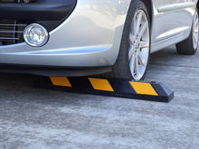 Φόρτωση εικόνας στο εργαλείο προβολής Συλλογής, Εφαρμογή ενισχυμένου ανακλαστικού μεσαίου μεγέθους στοπ τροχών πάρκινγκ 90cm PARK-PB-5_1