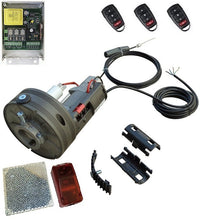 Φόρτωση εικόνας στο εργαλείο προβολής Συλλογής, Κεντρικό μοτέρ ρολού PUJOL WINNER PRO V3 600/200 EF με πινακοδέκτη, 3 τηλεχειριστήρια και φωτοκύτταρα με ανακλαστήρα