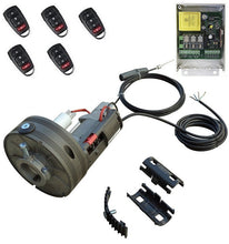 Φόρτωση εικόνας στο εργαλείο προβολής Συλλογής, Κεντρικό μοτέρ ρολού PUJOL WINNER PRO V3 600/200 EF με πινακοδέκτη και 5 τηλεχειριστήρια