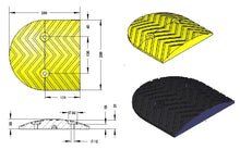 Φόρτωση εικόνας στο εργαλείο προβολής Συλλογής, Διαστάσεις - Σαμαράκι ακραίο κομμάτι κίτρινο PARK-DH-210-EY