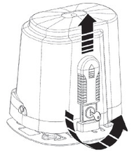 Φόρτωση εικόνας στο εργαλείο προβολής Συλλογής, Διαδικασία χειροκίνησης μηχανισμού γκαραζόπορτας RIB K800