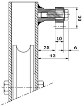 Φόρτωση εικόνας στο εργαλείο προβολής Συλλογής, τομή μεταλλικής κρεμαγιέρας