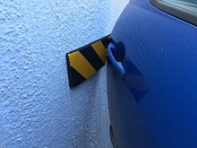 Φόρτωση εικόνας στο εργαλείο προβολής Συλλογής, Εφαρμογή αυτοκόλλητου κίτρινου μαύρου αφρώδους προστατευτικού τοίχων γκαράζ με ανακλαστικές λωρίδες PARK-FWP5010BY