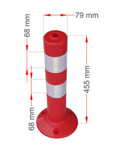 Πλαστικό Κολωνάκι Απλό 45cm PARK-DH-FP-1-45