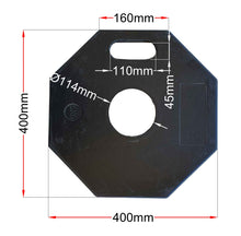 Φόρτωση εικόνας στο εργαλείο προβολής Συλλογής, Μεγάλη Κολώνα με Λαστιχένια Βαριά Βάση PARK-GC-1

