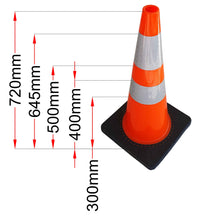Φόρτωση εικόνας στο εργαλείο προβολής Συλλογής, Κώνος σήμανσης 70 cm από εύκαμπτο PVC  TC-70
