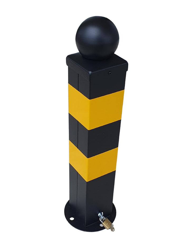 Μεταλλικό Κολωνάκι με Λουκέτο και Διακοσμητική Μπάλα PARK-SBM-100S