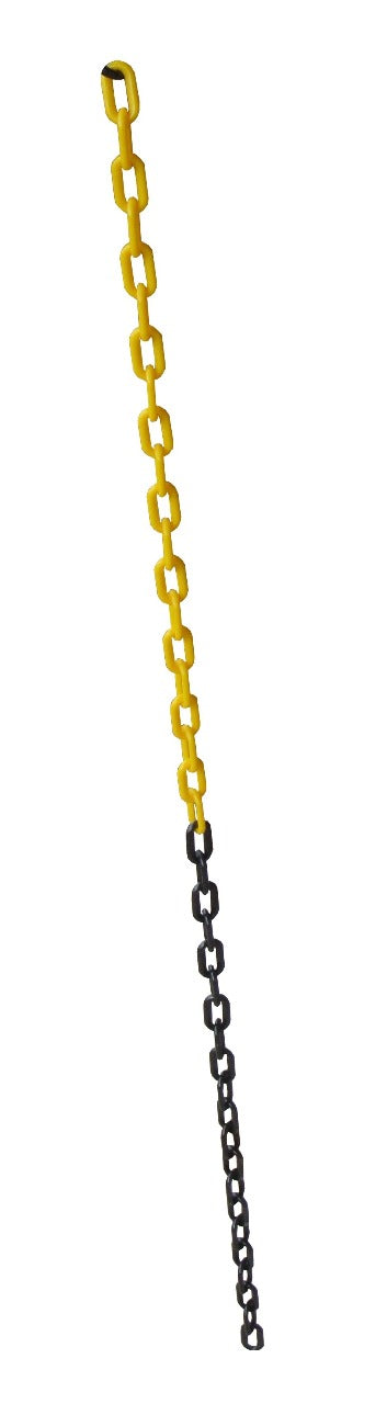 Πλαστική αλυσίδα κίτρινη-μαύρη, 1m, PARK-CH-1ΒΥ