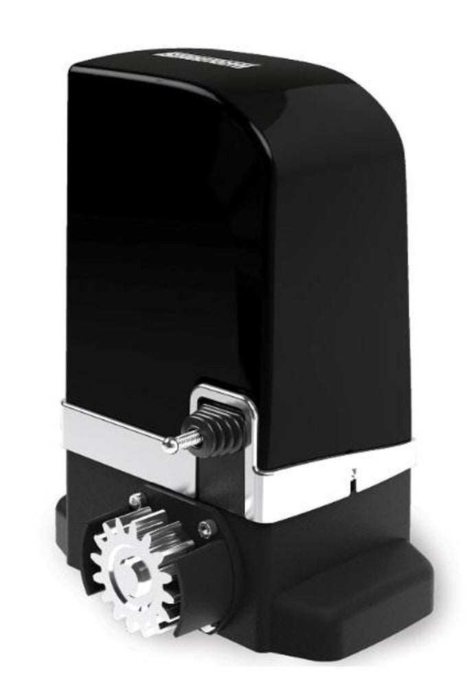 Μηχανισμός συρόμενης γκαραζόπορτας BRAVO 500, για έως 500 κιλά αυλόπορτα και ενσωματωμένο πινακοδέκτη Iris WiFi. Περιλαμβάνονται: βάση και υλικά στηριξης, λαμάκια ενεργοποίησης τερματικών διακοπτών, κλειδιά αποσύμπλεξης και οδηγίες εγκατάστασης στα Ελληνικά κλπ.