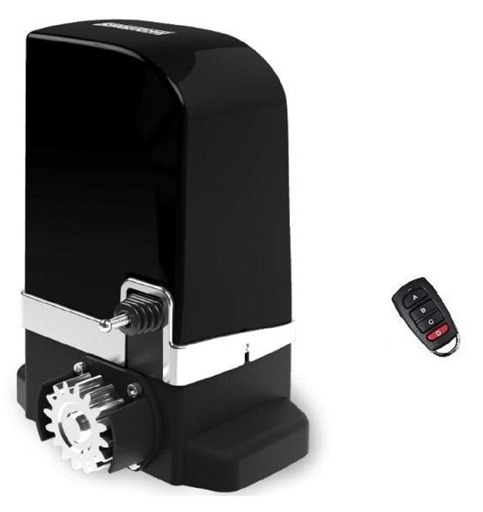 Σετ μηχανισμού συρόμενης πόρτας με μοτέρ BRAVO 500, για έως 500 κιλά αυλόπορτα, ενσωματωμένο πινακοδέκτη S5060T και 1 τηλεχειριστήριο PSD-36T