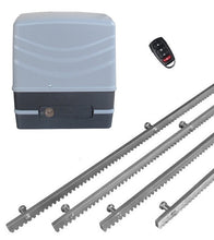 Φόρτωση εικόνας στο εργαλείο προβολής Συλλογής, Μηχανισμός συρόμενης πόρτας NORTON FCM 400 με 1 τηλεχειριστήριο και 4m μεταλλική κρεμαγιέρα
