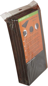 Συσκευασία αυτοκόλλητου αφρώδους προστατευτικού ορθογώνιου σχήματος για τοίχους γκαράζ, μαύρου χρώματος, PARK-FWP4020B