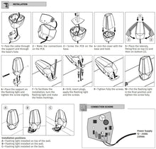 Φόρτωση εικόνας στο εργαλείο προβολής Συλλογής, Οδηγίες εγκατάστασης φανού ειδοποίησης LED Motorline MP205
