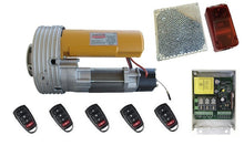 Φόρτωση εικόνας στο εργαλείο προβολής Συλλογής, Κεντρικό μοτέρ ρολού Norton Roll 60 K160 με πίνακα, 5 τηλεχειριστήρια και φωτοκύτταρα με ανακλαστήρα
