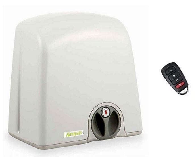 Σετ για συρόμενη γκαραζόπορτα με μοτέρ PROTECO Strike-8 για έως 800 κιλά αυλόπορτα, ενσωματωμένο πινακοδέκτη S5060T και 1 τηλεχειριστήριο PSD-36T.