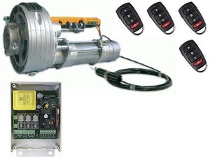 Κεντρικό μοτέρ ρολού ACM Titan 220 E HR με πινακοδέκτη και 4 τηλεχειριστήρια