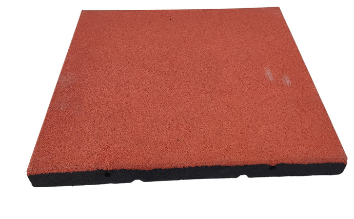 Ελαστικό πλακάκι χρώματος κόκκινου κεραμιδί