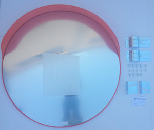 Καθρέπτης ασφαλείας 100 cm απλός PARK-EC-100_Επιμέρους τεμάχια (& προστατευτικό φίλτρο)