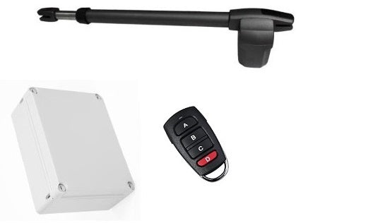 Μηχανισμός ανοιγόμενης πόρτας μονόφυλλης (δεξί) LINCE 600 με πινακοδέκτη και 1 τηλεχειριστήριο