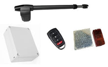 Φόρτωση εικόνας στο εργαλείο προβολής Συλλογής, Μηχανισμός ανοιγόμενης πόρτας μονόφυλλης (αριστερό) LINCE 600 με πινακοδέκτη, 1 τηλεχειριστήριο και φωτοκύτταρα ασύρματα

