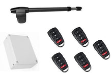 Φόρτωση εικόνας στο εργαλείο προβολής Συλλογής, Μηχανισμός ανοιγόμενης πόρτας μονόφυλλης (αριστερό) LINCE 600 με πινακοδέκτη και 5 τηλεχειριστήρια
