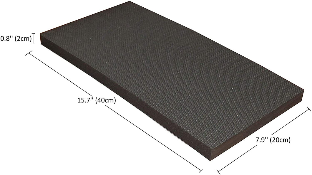 Αυτοκόλλητο αφρώδες προστατευτικό ορθογώνιου σχήματος για τοίχους γκαράζ, μαύρου χρώματος, PARK-FWP4020B