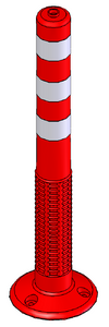 Εύκαμπτο Πλαστικό Κολωνάκι PU 75cm PARK-DH-FP-80-PU-M_Μεγέθυνση
